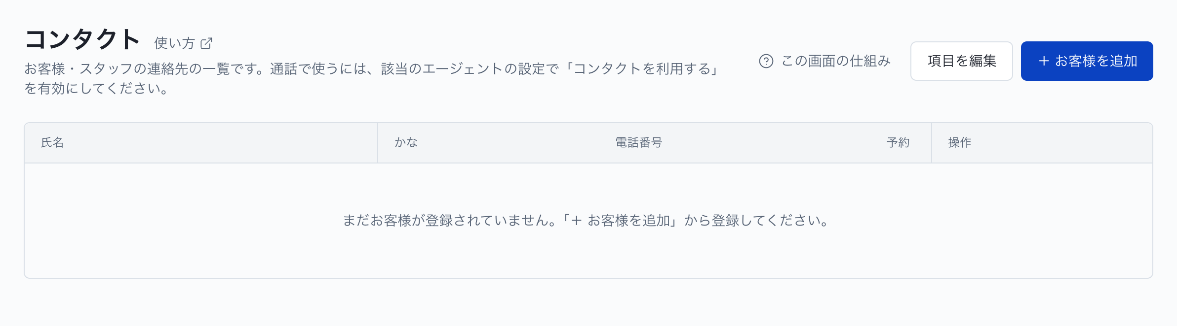 コンタクト