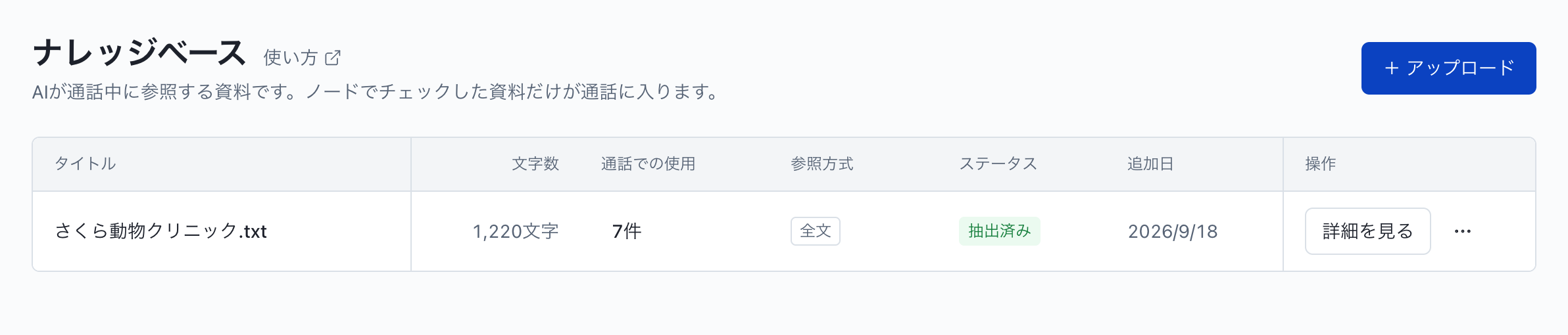 ナレッジベース